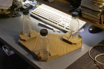 tini table made from cardboard