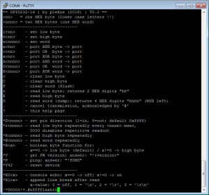screenshot of a terminal window